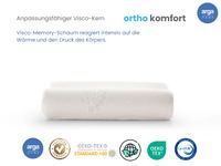 AH Ortho Comfort Visco-Memory Nackenstützkissen – 51x42 cm