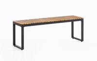 Gartenbank aus Akazienholz, ca. 130 x 35 x 45 cm