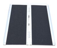 Rollstuhlrampe/ Auffahrrampe, faltbar ca. 91x74 cm - aus Aluminium - 290KG belastbar