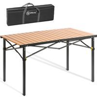 Klapptisch Campingtisch Balkontisch Gartentisch, Aluminum Roll Up Tabletop, bis 100kg