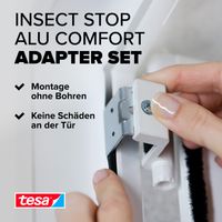 Fliegengitter Adapter-Set für ALU-Türen, weiß