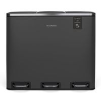 Mülleimer 3 Fächer 54L N°990 Anthrazitgrau