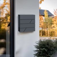 Briefkasten, ca. 37 x 37 x 11 cm - Anthrazit