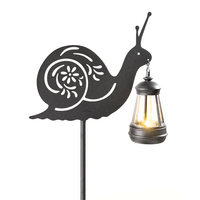 LED-Solar-Gartenlaterne Schnecke