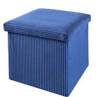 Cord-Sitzwürfel, Navyblue