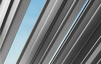Aluminium-Pergola mit beweglichen Lamellen, ca. 3 x 3,6 m - Dunkelbraun