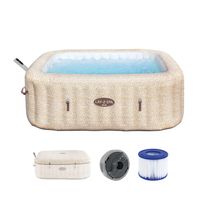 LAY-Z-SPA® Energiespar-Whirlpool Rome AirJet™ + App-Steuerung, für 7 Pers. 201x201x71cm
