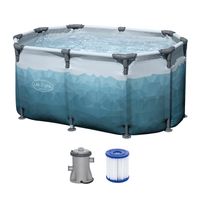 LAY-Z-SPA® Eisbad Glacial Dip™ mit Filterpumpe 150 x 90 x 65 cm, oval