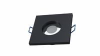 LED Labs Deckenrahmen BONA GU10 – Schwarz, IP44