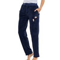 Kuschel-Pyjama-Hose aus Coral-Fleece