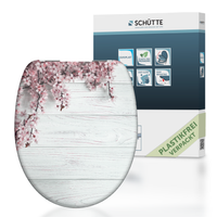 Duroplast WC-Sitz FLOWER&WOOD, mit Absenkautomatik