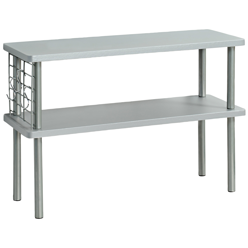 Kesper Küchenregal mit 2 Ebenen, Grau
