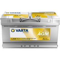 VARTA Professional AGM LA95 Batterie 840095085K312, LA95, 12 V, 95 Ah, 850 A