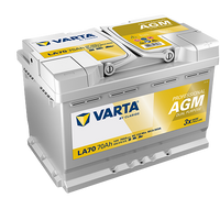 VARTA Professional AGM LA70 Batterie 840070076K312, LA70, 12 V, 70 Ah, 760 A