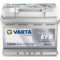 VARTA Professional EFB LED60 Batterie 932060064K312, LED 60,  12 V, 60 Ah, 640 A
