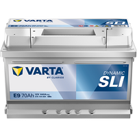 VARTA Dynamic SLI E9 Batterie 570144064K262, E9, 12 V, 70 Ah, 640 A