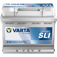 VARTA Dynamic SLI C14 Batterie 556400048K262, C14, 12 V, 56 Ah, 480 A