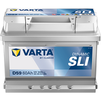 VARTA Dynamic SLI D95 Batterie 560409054K262, D59, 12 V, 60 Ah, 540 A