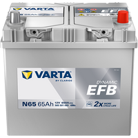 VARTA Dynamic EFB N65 Batterie 565501065K262, N65, 12 V, 65 Ah, 650 A