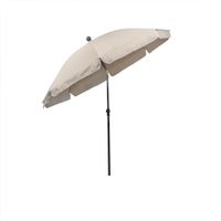 Strand-/ Sonnenschirm Ø 200 cm, Taupe