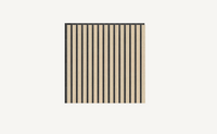 Akustikpaneel Eiche Natur, 4 Stk à 600×600×21,5 mm/1,44m² – Holzoptik