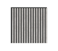 Akustikpaneel Matt Hell-Silber, 3-seitig, 4 Stk à 600×600×21,5 mm/1,44m² – Wolkenoptik