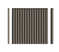 Akustikpaneel Champagner-Silber Metall, 4 Stk à 600×600×21,5 mm/ 1,44m² – Metalloptik