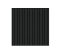 Akustikpaneel Edel-Schwarz Metall, 4 Stk à 600×600×21,5 mm/ 1,44m² – Metalloptik