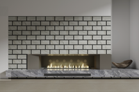 Akustikpaneel Rechteckig Matt-Steingrau, 4 Stk à 1141×525×15 mm/2,40m² – Marmoroptik