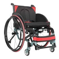 Aluminium Rollstuhl AT52330 40 mit 24" Rädern, faltbar