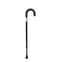 Alu Rundkopf Gehstock Orthopädischer Kunststoffgriff höhenverstellbar - AT51103