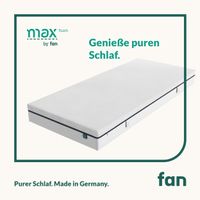 Mehrzonen-Komfortschaumkern-Matratze max foam by fan 090 x 200 cm