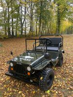 HILLBIL XTR Elektro Kinderauto bis 40 km/h regelbar mit Anhängekupplung, grün