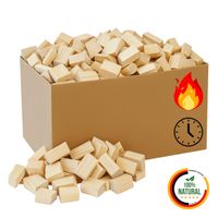 10kg Holzblöcke Holzstücke Holzklötze Feuerholz Brennholz Anzündholz trocken