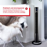 Solis Easy Breezy (Typ 757) Turmventilator, 70° Oszillation, Timer, schwarz