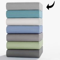 Jersey-Spannbetttuch - ca. 90 - 100 x 200 cm