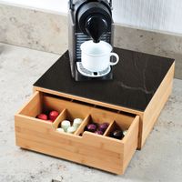 Schublade  Kaffee-Kapseln, Bambus, FSC