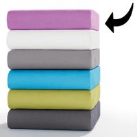 Premium-Jersey-Spannbetttuch - ca. 90 - 100 x 200 cm