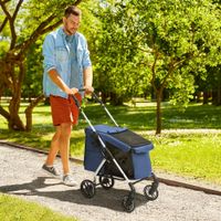 Hundewagen Hundebuggy klappbar für Hunde &amp; Katzen bis 10 kg Katzenbuggy