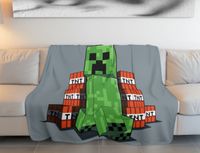 Minecraft Kuscheldecke – Fleece-Decke 100×150 cm mit Motiv