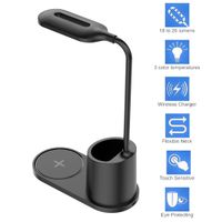 Schreibtischlampe mit Induktivlader