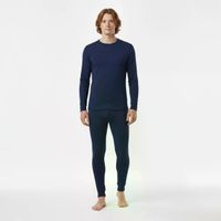Trends4Cents Gaubert Herren Thermo-Unterwäsche Set , Größe M – mit Merinowolle Navy