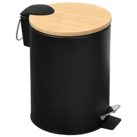 Kosmetikeimer Bambus schwarz 3l