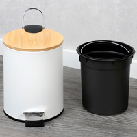 Kosmetikeimer Bambus weiß 3l