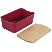 Brotbox, Kunststoff (PP), rot