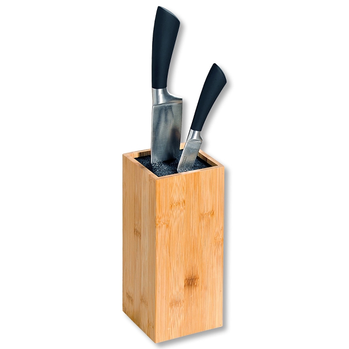 Messerblock KESPER FOR KITCHEN & HOME Messerblöcke beige (natur) Messerblock Messerblöcke mit Messer aus Bambus unbestückt
