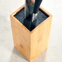 Messerblock, mit Kunststoffborsten