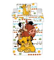 Disney Lion King Kuschelige Bettwäsche aus Baumwolle, 140x200 cm & 70x90 cm