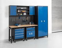 Garagenschrank 6 tlg. Blau