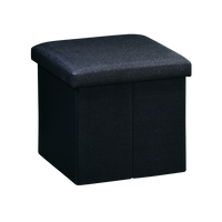 Sitzhocker, schwarz